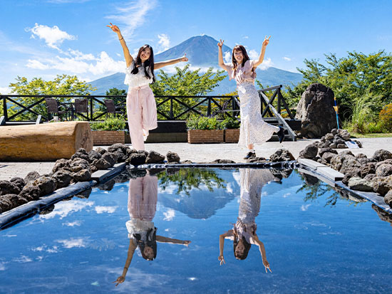 【フォトスポット】ふじ鏡池